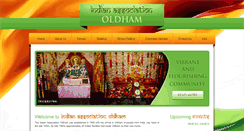 Desktop Screenshot of indianassociationoldham.co.uk